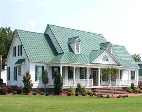 white house green metal roof|white colored aluminum roof sheet.